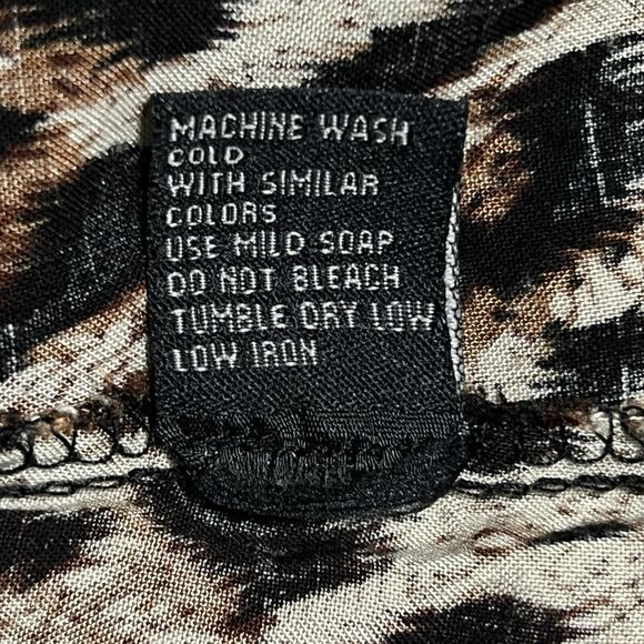 TOXIK3 Leopard Print Maxi Skirt Women's 1X Multi Elastic Waist Long - Picture 12 of 14